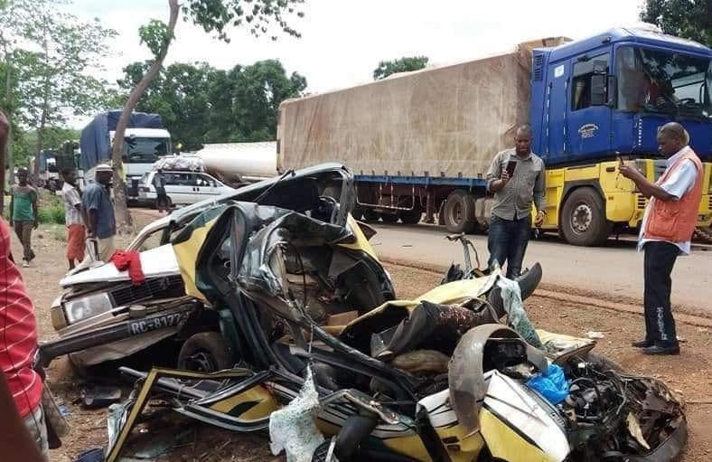 Route nationale: quatre personnes périssent à Friguiabé (kindia)