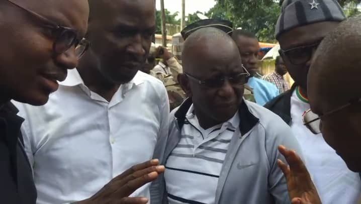 TPI-Dixinn: Foniké Manguè, Ibrahima Diallo et Saïkou Yaya (UFR) passeront leur première nuit à la maison centrale.