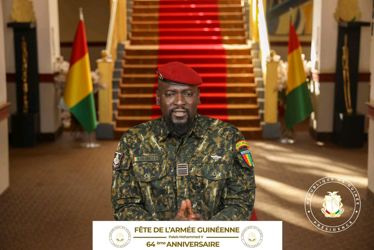 64ème anniversaire de l’Armée Guinéenne: le discours du président Doumbouya