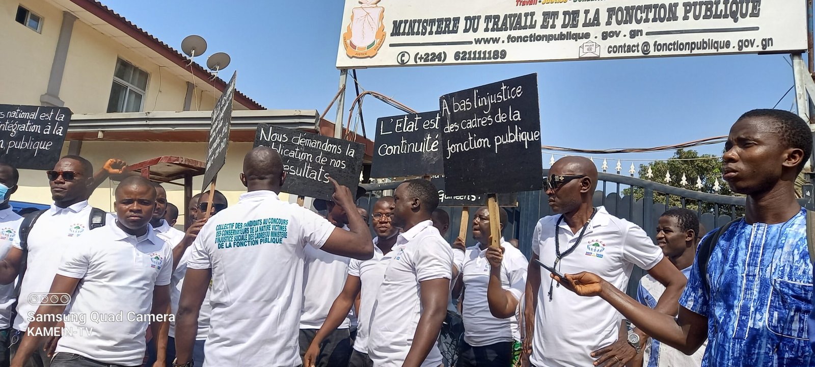 Fonction Publique: des candidats au concours de recrutement des agents conservateurs de la nature en 2020, reclament les résultats devant le ministère tutelle.