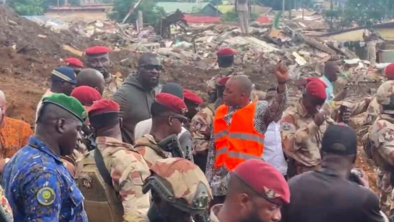 Éboulement meurtrier à Dar-es-Salam: Mamadi Doumbouya se rend sur le site
