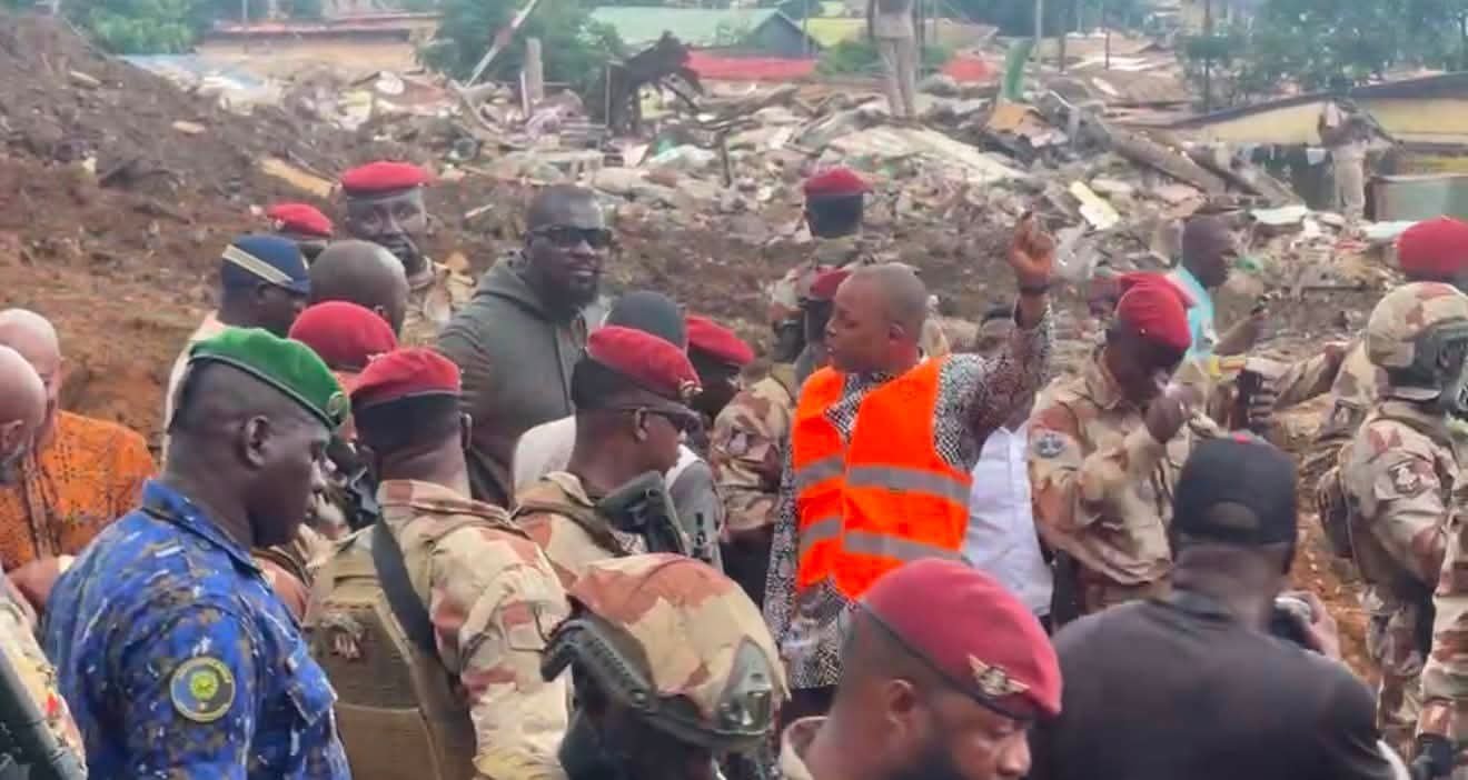 Éboulement meurtrier à Dar-es-Salam: Mamadi Doumbouya se rend sur le site