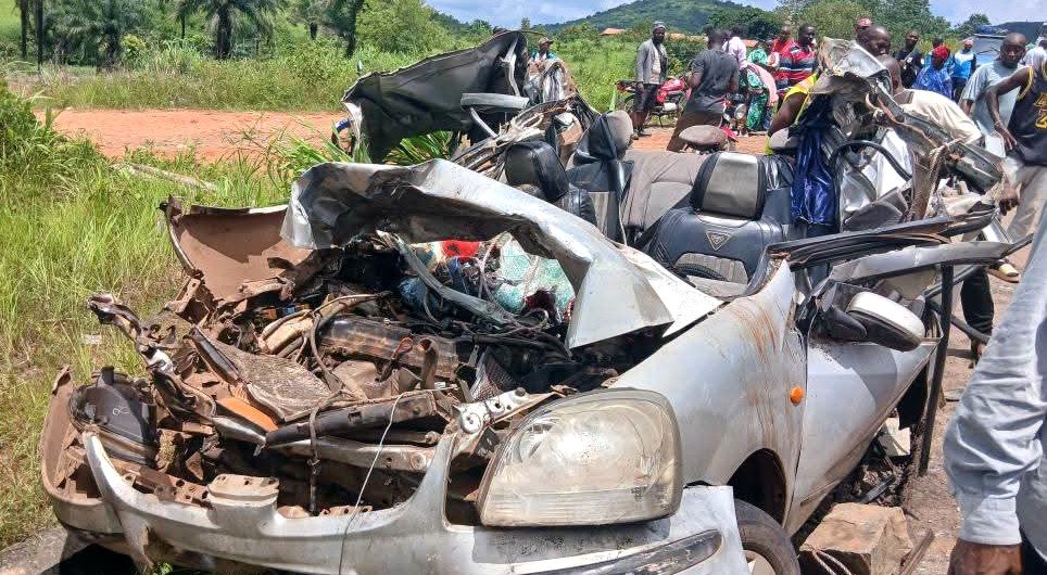 Circulation routière : cinq morts dans deux accidents